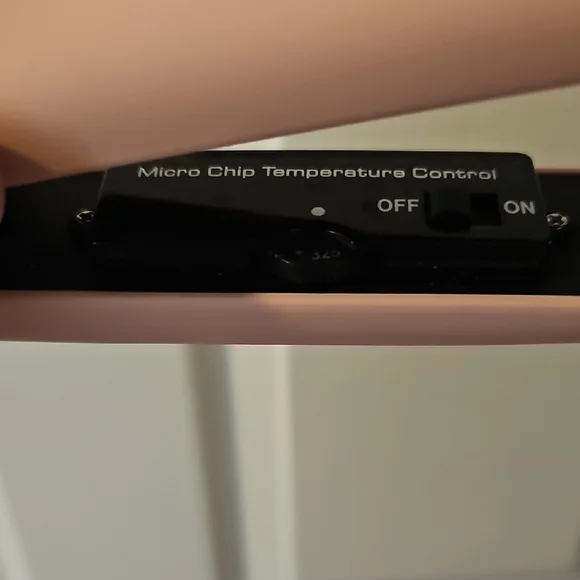 L'ange One Pass Hair Aplatir Ceramic 1" Flat Iron Pink blush color - Picture 10 of 14